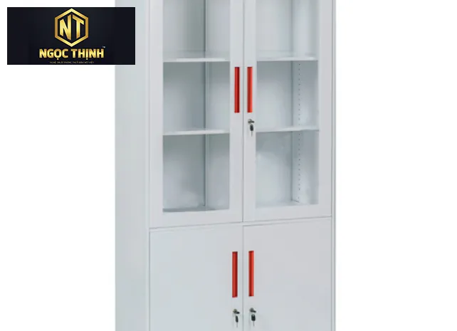 Tủ hồ sơ thép sơn tĩnh điện màu trắng sáng TU09K3D Tủ hồ sơ thép sơn tĩnh điện màu trắng sáng TU09K3D